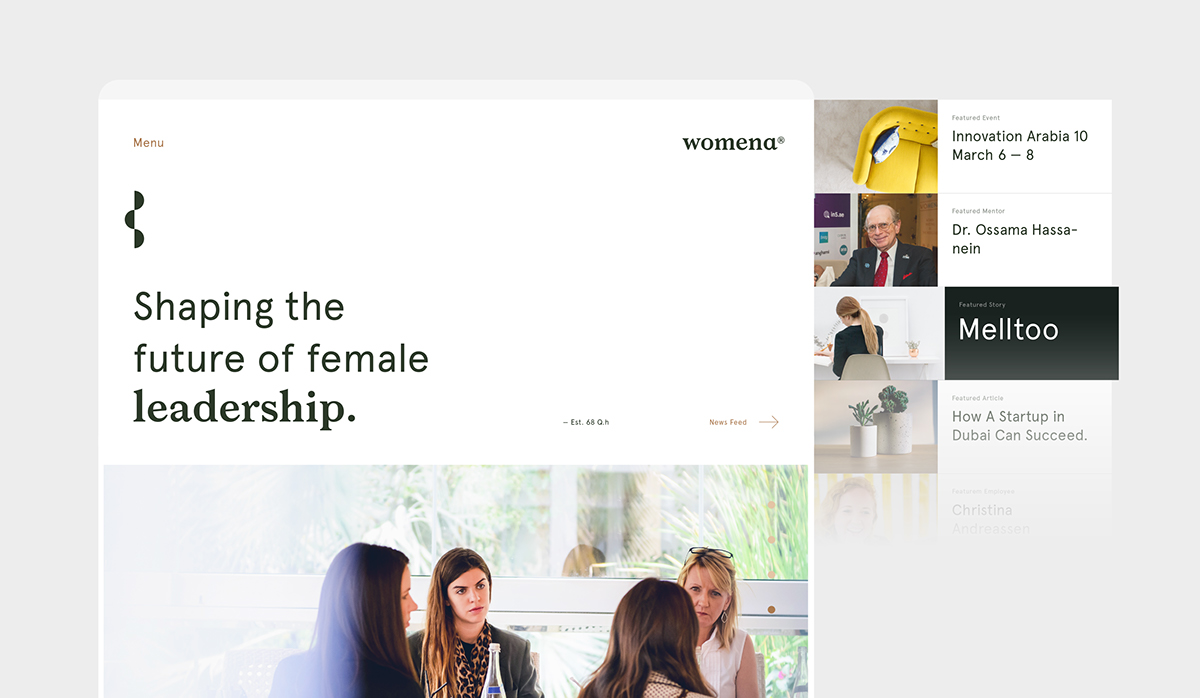 Womena生态系统平台公司VI设计