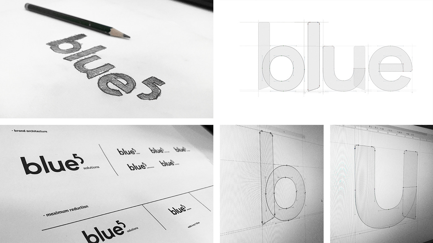 Blue 5 Solutions公司LOGO设计