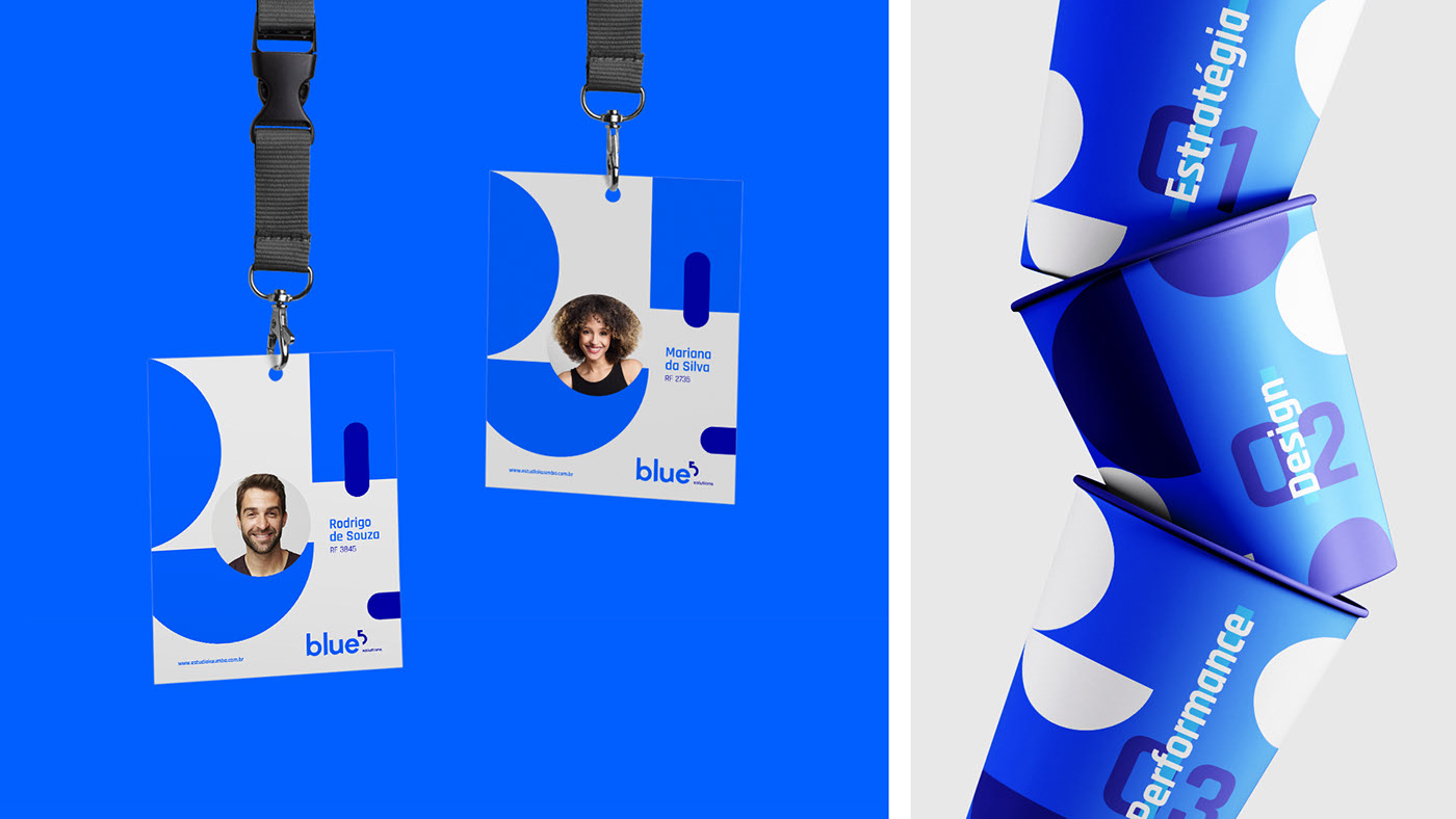 Blue 5 Solutions公司LOGO设计