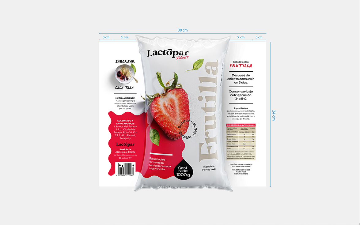 食品包装设计赏析：酸奶包装设计——Lactopar